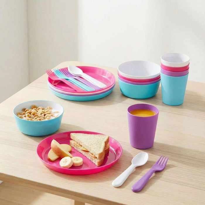 Bowzy  20 Piece Party Tableware Set - Multi Pan Home