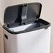 Brabantia Bo Hi-Touchbin 60L 54.5 X 31.2X 81.5Cm-White Pan Home