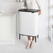 Brabantia Bo Hi-Touchbin 60L 54.5 X 31.2X 81.5Cm-White Pan Home