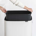 Brabantia Bo Hi-Touchbin 60L 54.5 X 31.2X 81.5Cm-White Pan Home