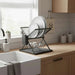 Brabantia Foldable Dish Rack 43.5X34X10Cm -Grey Pan Home