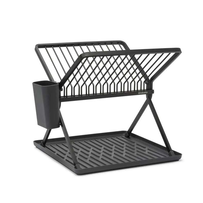 Brabantia Foldable Dish Rack 43.5X34X10Cm -Grey Pan Home