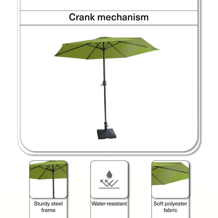 Brahi Umbrella Fringed Canopy Umbrella 270X270X230 Pan Home