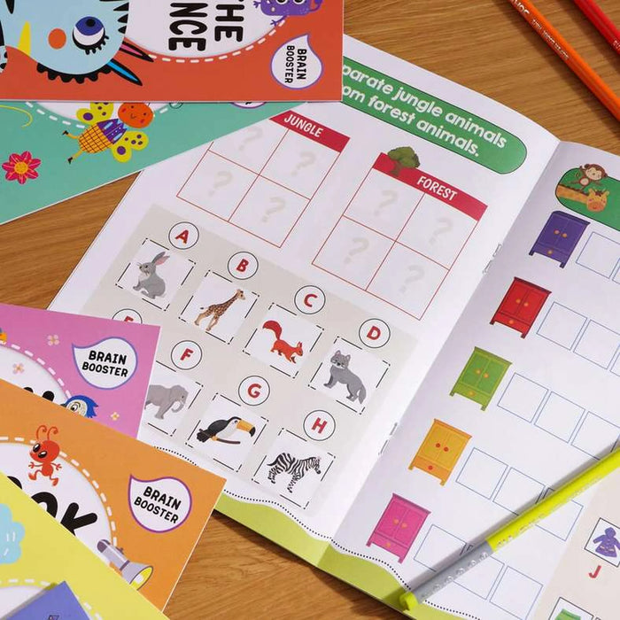 Brain Booster Bag Of 10 -Piece Activity Book