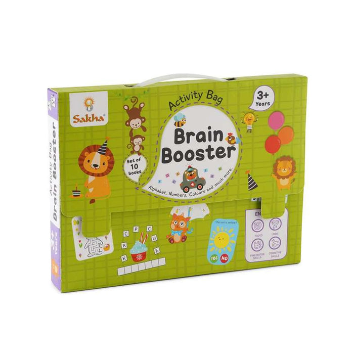 Brain Booster Bag Of 10 -Piece Activity Book