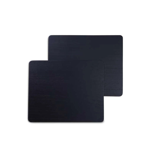 Brandon 2-Piece Wooden Placemat Set 33X40Cm - Black Pan Home