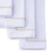 Bratta 4-Piece Napkin Set 45X45cm - Champagne Pan Home
