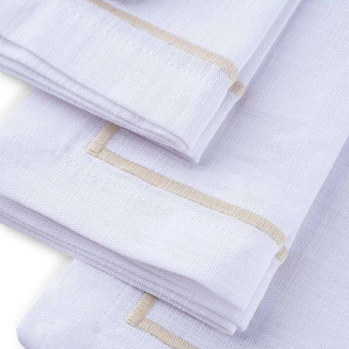 Bratta 4-Piece Napkin Set 45X45cm - Champagne Pan Home