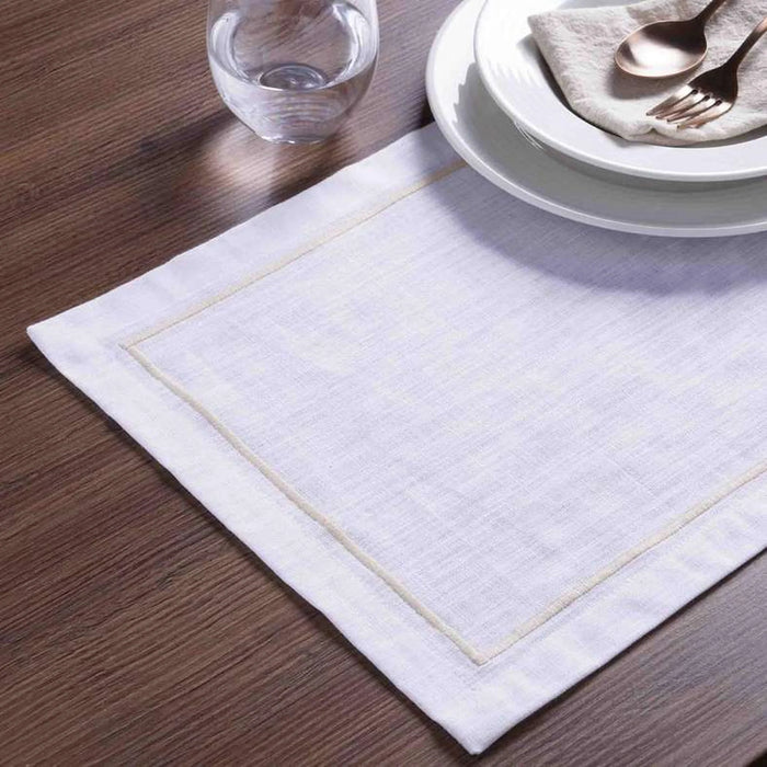 Bratta 4-Piece Placemat Set 33X48Cm - Champagne