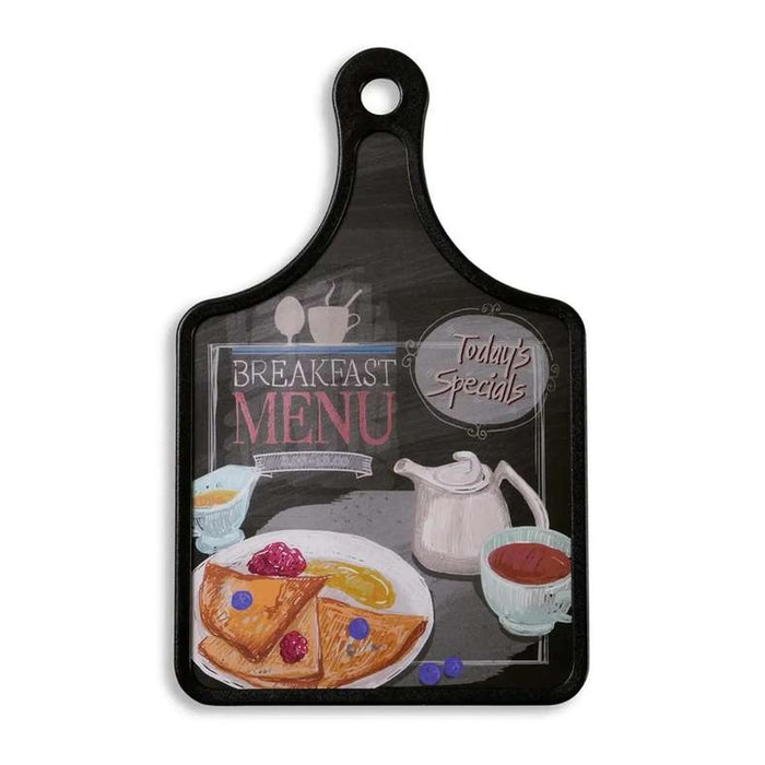 Breakfast Cutting Board 19X30.5X1.2Cm - Black