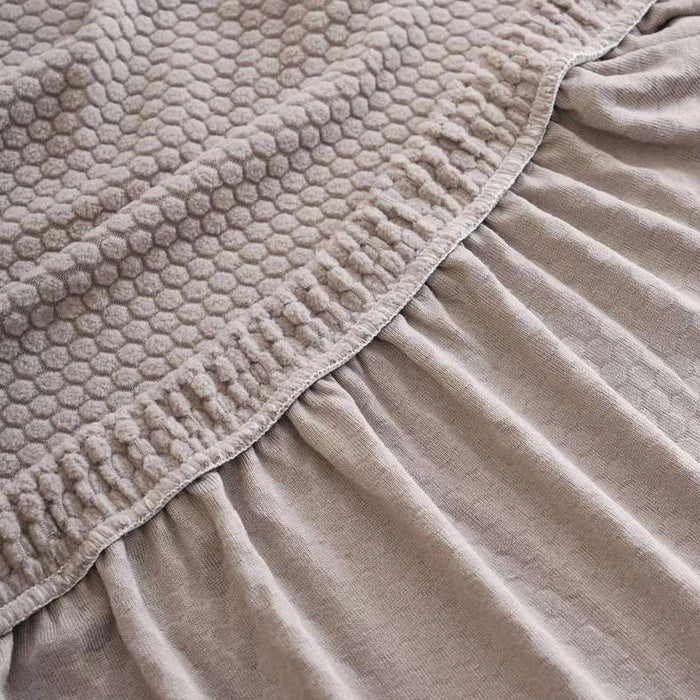 Brendon Stretchfit 2 Seater Sofa Cover New 145X80X90Cm-Grey Pan Home