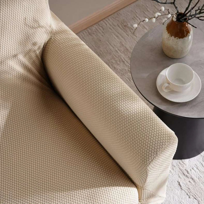 Brendon Stretchfit 3 Seater Sofa Cover New 200X80X90Cm-Beige Pan Home