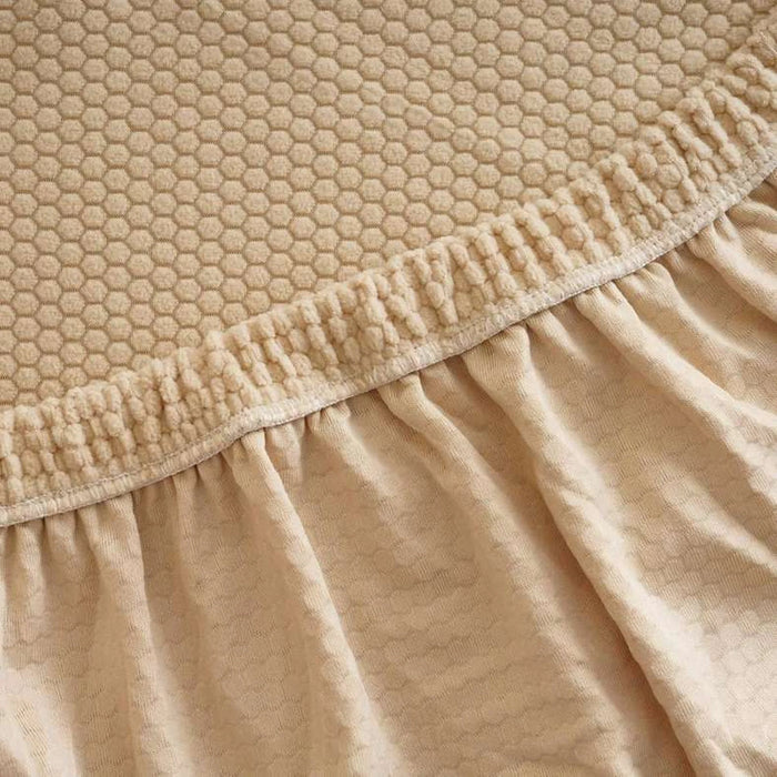 Brendon Stretchfit 3 Seater Sofa Cover New 200X80X90Cm-Beige Pan Home