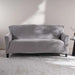 Brendon Stretchfit 3 Seater Sofa Cover New 200X80X90Cm-Grey Pan Home