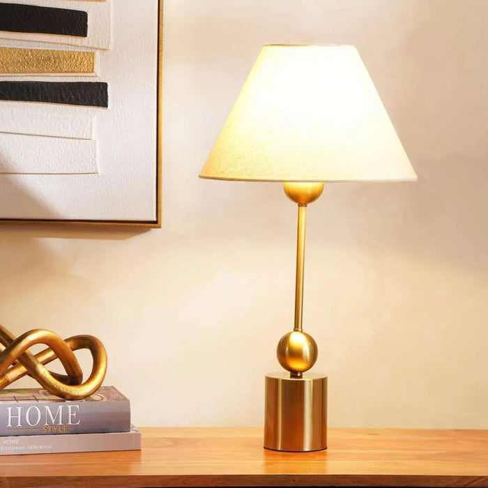 Brent E27 Metal Table Lamp 30.5X57.5Cm - Brass