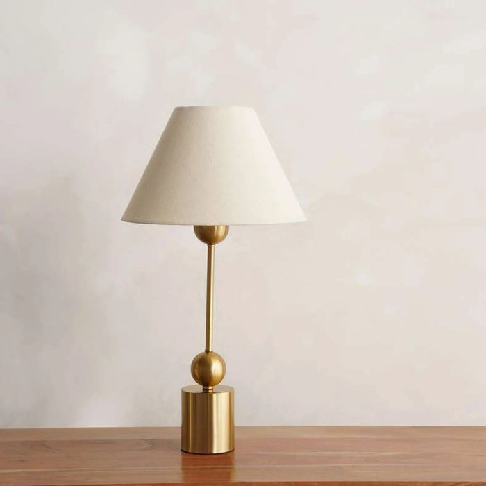 Brent E27 Metal Table Lamp 30.5X57.5Cm - Brass