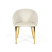 Brera Dining Chair - Beige Gold Pan Home