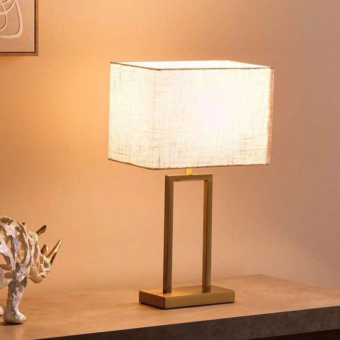 Brett E27 Metal Table Lamp 30X18X53Cm - Brass