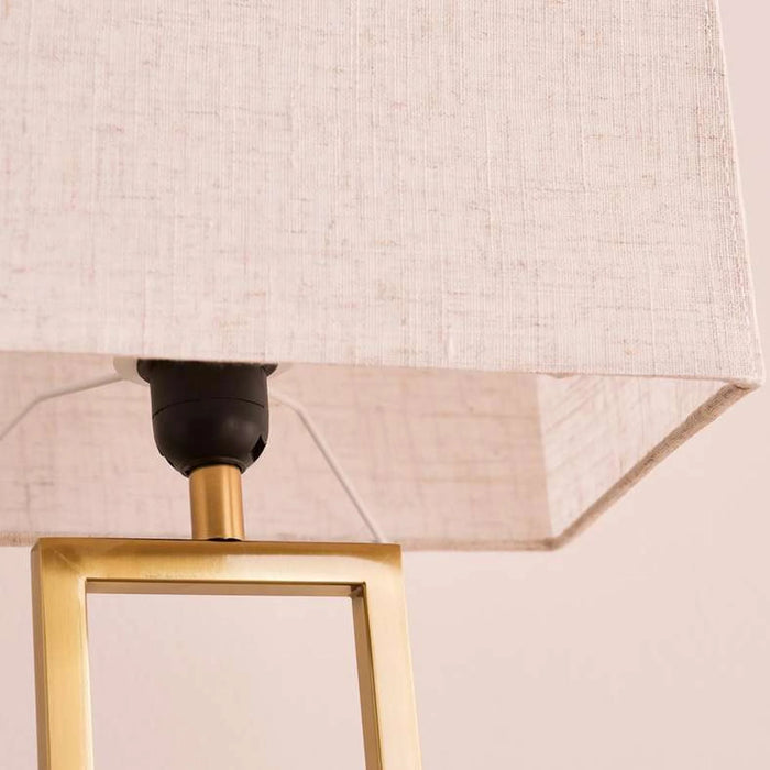 Brett E27 Metal Table Lamp 30X18X53Cm - Brass