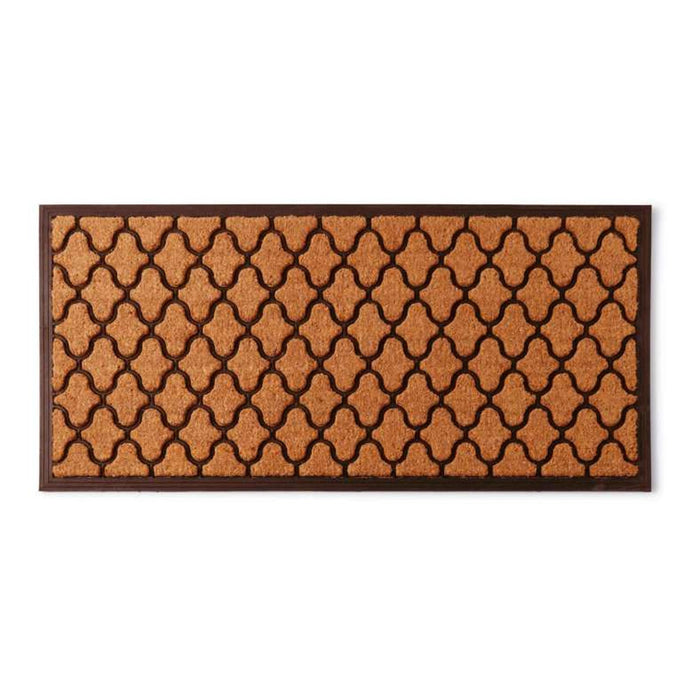 Brice Door Mat -Natural/Black Pan Home