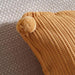 Brighton Supersoft Waffle Pom-Pom Cushion Cover - Buff Pan Home