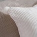Brighton Supersoft Waffle Pom-Pom Cushion Cover 50X50Cm - White Pan Home