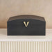 Brimstone Faux Leather Storage Box 36X22X16Cm - Black Pan Home