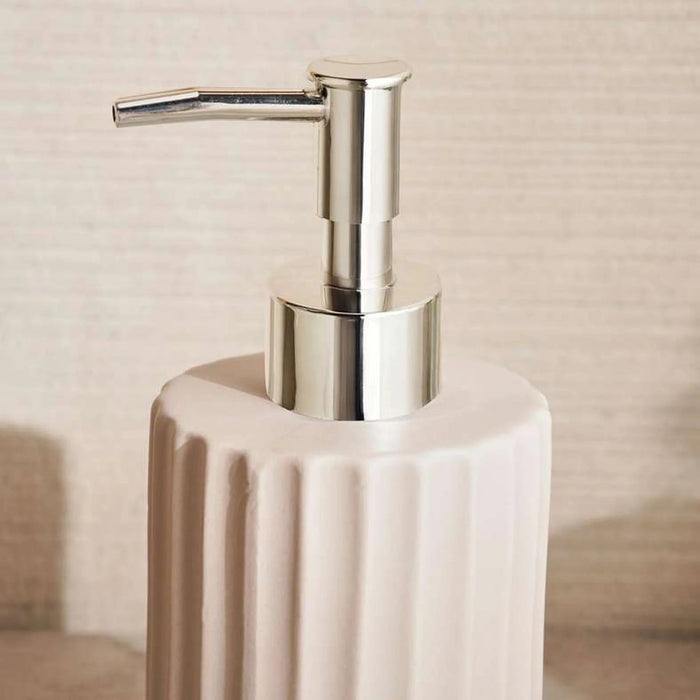 Brisbane 4-Piece  Ceramic Bath Accessories Set -Beige Pan Home