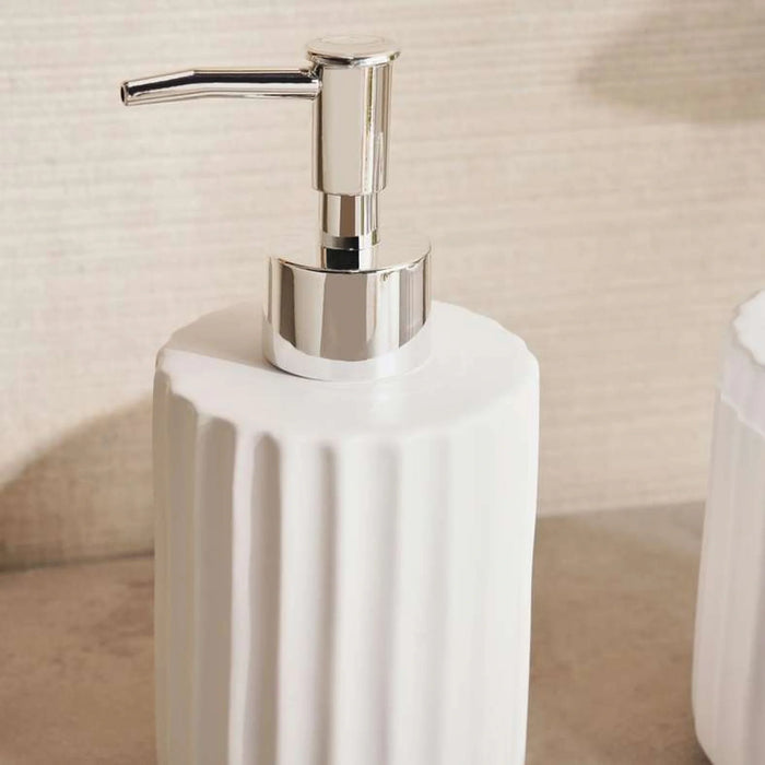 Brisbane 4-Piece Ceramic Bath Accessories Set -White