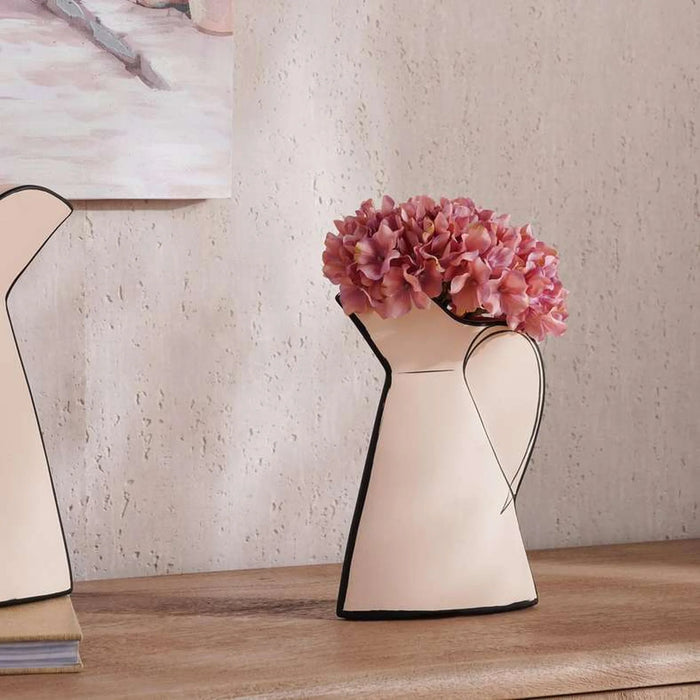 Brittany Terracotta Vase 17.4X5.5X24.5Cm - Off White