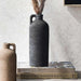 Brizo Stoneware Vase With Handle 9.5X9.5X24.3Cm - Black Pan Home