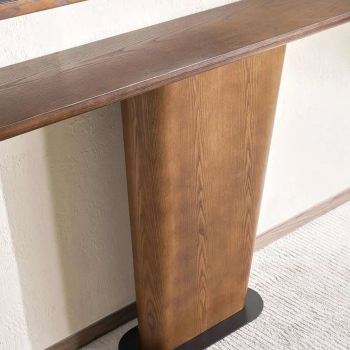 Brolis Console Table With Mirror - Brown