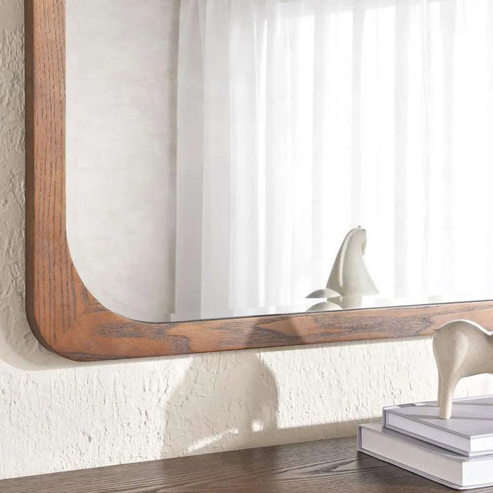 Brolis Console Table With Mirror - Brown