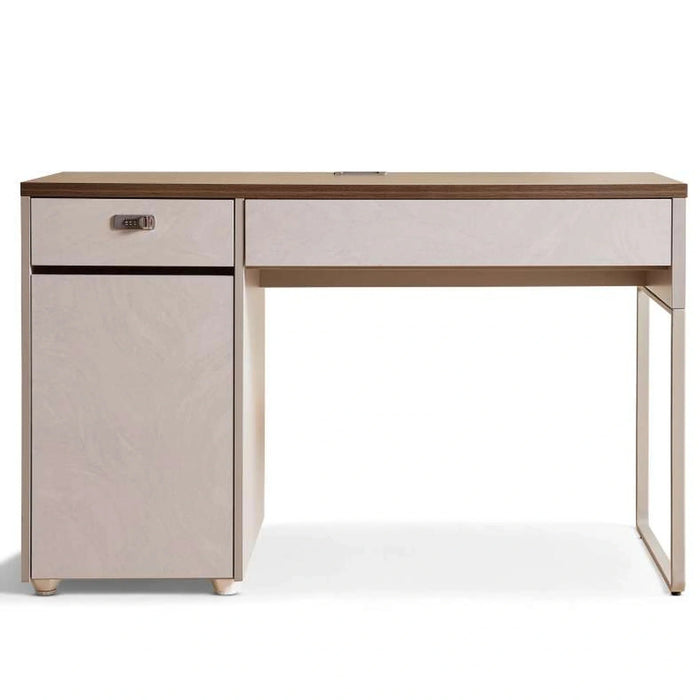 Brooke Office Desk Melamine Large - Walnut Grey Pan Home