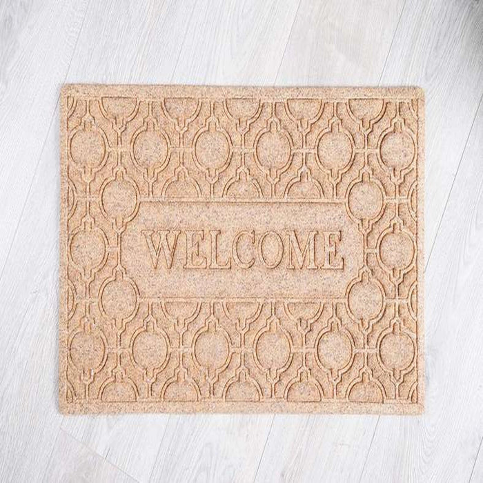 Bruno Welcome Door Mat - Natural Pan Home