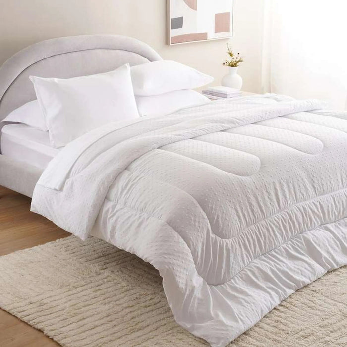 Bubble Full Comforter 150X220Cm - White Pan Home