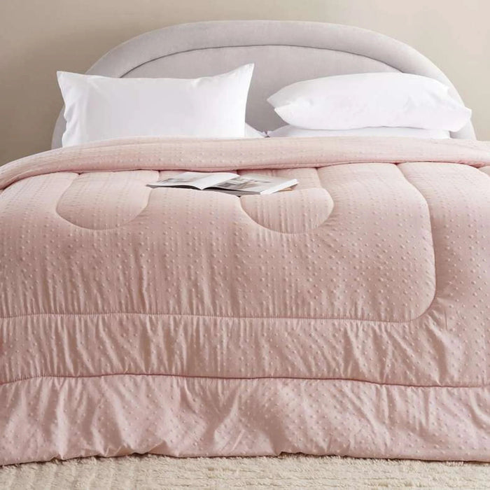 Bubble Queen Comforter 220X240Cm - Peach Pan Home