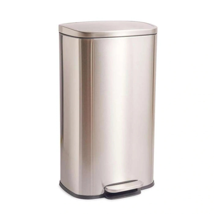 Bucknor Pedal Bin Fingerprint Resistant30L 35X31.5X60.2Cm - Chrome Pan Home