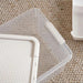 Building Blocks Storage Box With Tray Compartment 45.5X33.5X27 Cm-White Pan Home