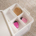 Building Blocks Storage Box With Tray Compartment 50.5X37X29.3 Cm-White Pan Home