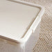 Building Blocks Storage Box With Tray Compartment 50.5X37X29.3 Cm-White Pan Home