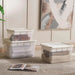 Building Blocks Storage Box With Tray Compartment 50.5X37X29.3 Cm-White Pan Home