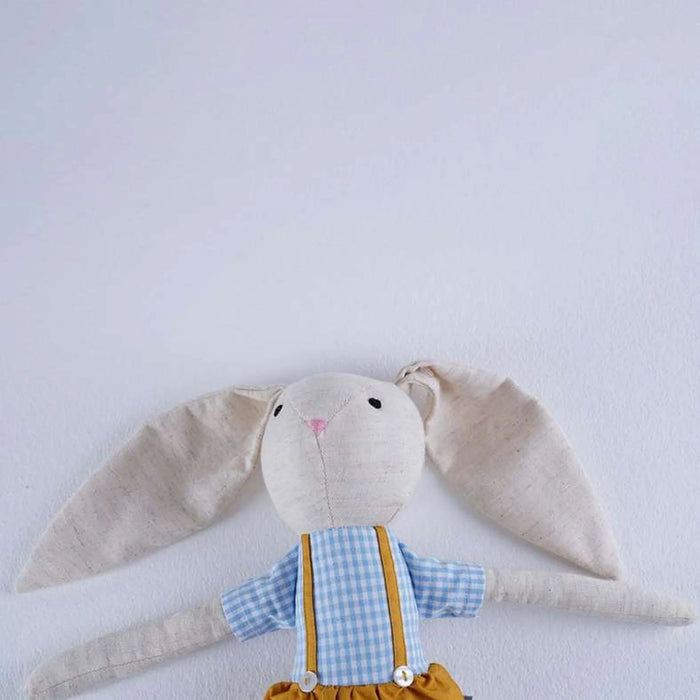 Bunny Boy Rabbit Soft Toy 37 Cm-Blue