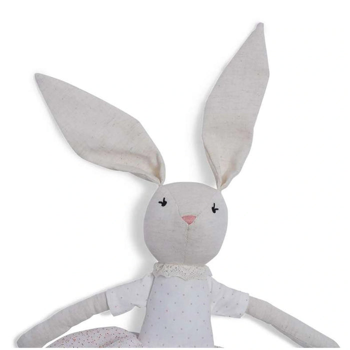 Bunny Girl Rabbit Shaped Cushion 37 Cm - Pink