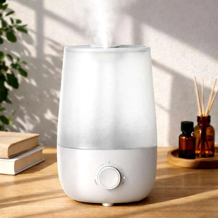 Burne 2L Frosted 2In1 Humidifier And Diffuser 15X15X23Cm - White