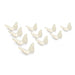 Butterfly 10 Pc Set 3D Mirror Wall Sticker - Gold Pan Home