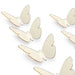 Butterfly 10 Pc Set 3D Mirror Wall Sticker - Gold Pan Home