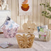 Butterfly Handmade Wired Paper Storage Basket 39X23X32.5Cm-Natural Pan Home