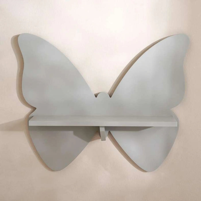 Butterfly Kids Wall Shelves-45X37X10Cm -Grey