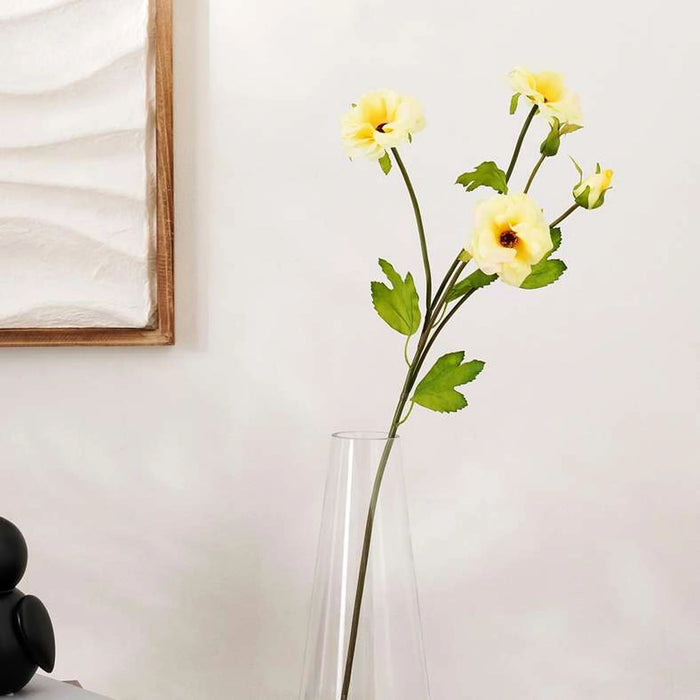 Butterfly Peony Flowers Artificial Spray 17.78X17.78X66.04Cm- Yellow